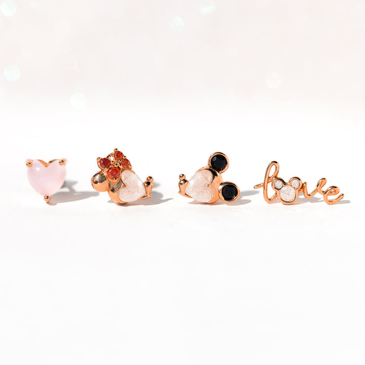 Diamond Mickey Mouse Earrings - Small - 18K | Disney Store